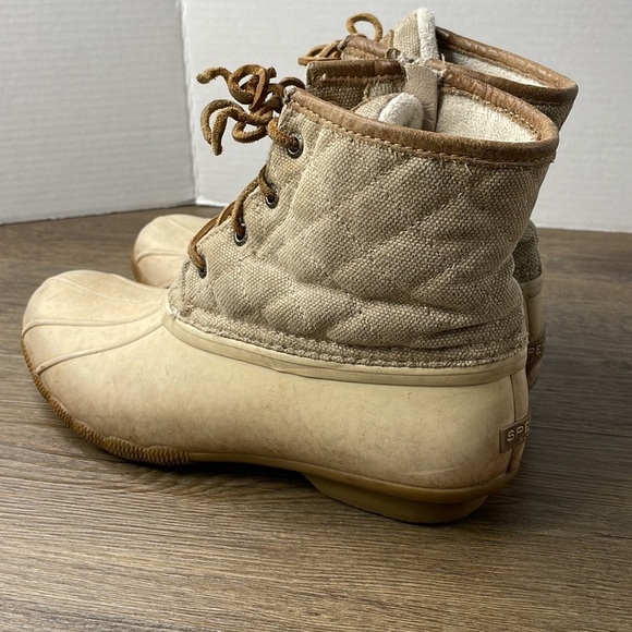 Sperry Women’s Wool Linen Duck Boot, size 9 - Picture 6 of 11